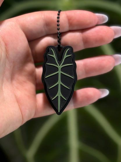 Fidget Leaf Clicker Classic Alocasia in Grün mit mechanischem Klick-Feedback