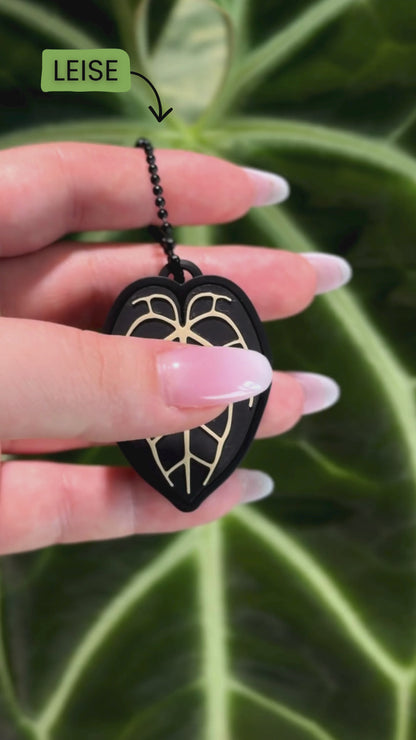 Fidget Leaf Clicker leise – lilaner Switch für ruhige Umgebungen