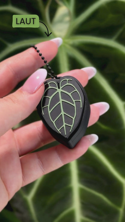 Fidget Leaf Clicker mit lautem Klick – blauer Switch Soundtest
